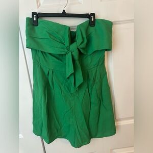 Green Summer Wedding Guest Romper - tag removed never worn